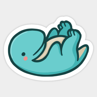 Dinosaur, T-rex, Laying down, Dino Sticker